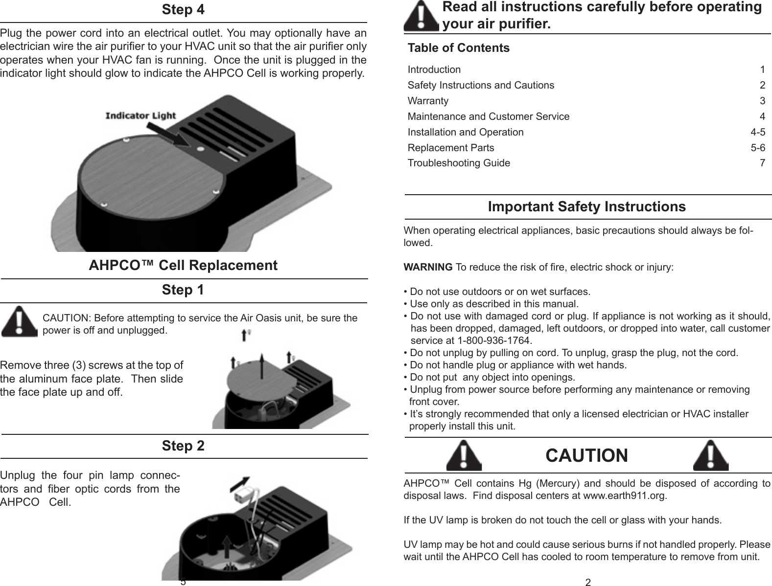 Page 5 of 6 - Air-Oasis Air-Oasis-Induct-9-Users-Manual-  Air-oasis-induct-9-users-manual