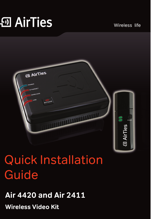 Wireless  lifeAir 4420 and Air 2411Wireless Video KitQuick Installation Guide