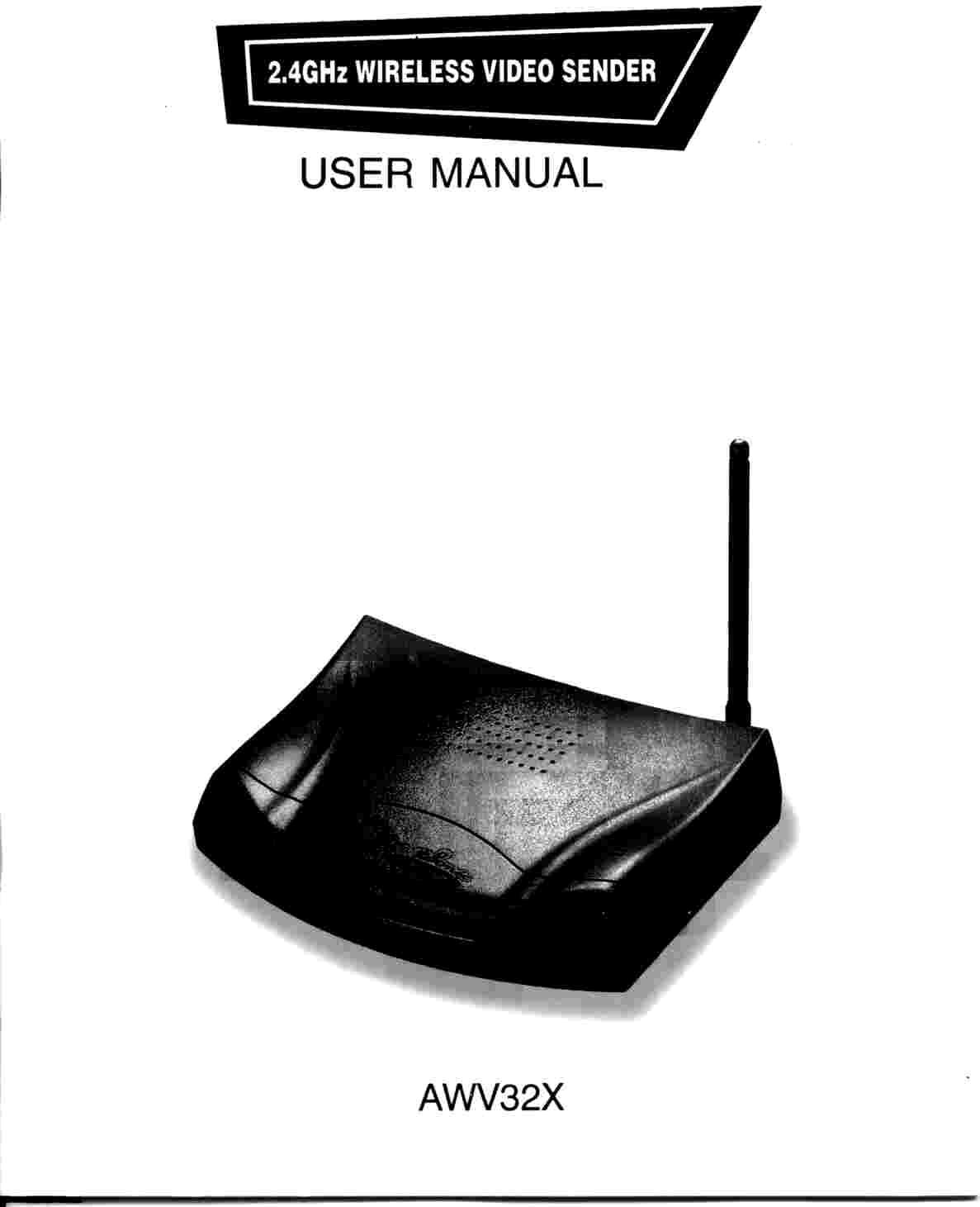 A/V TX Remote Control User Manual