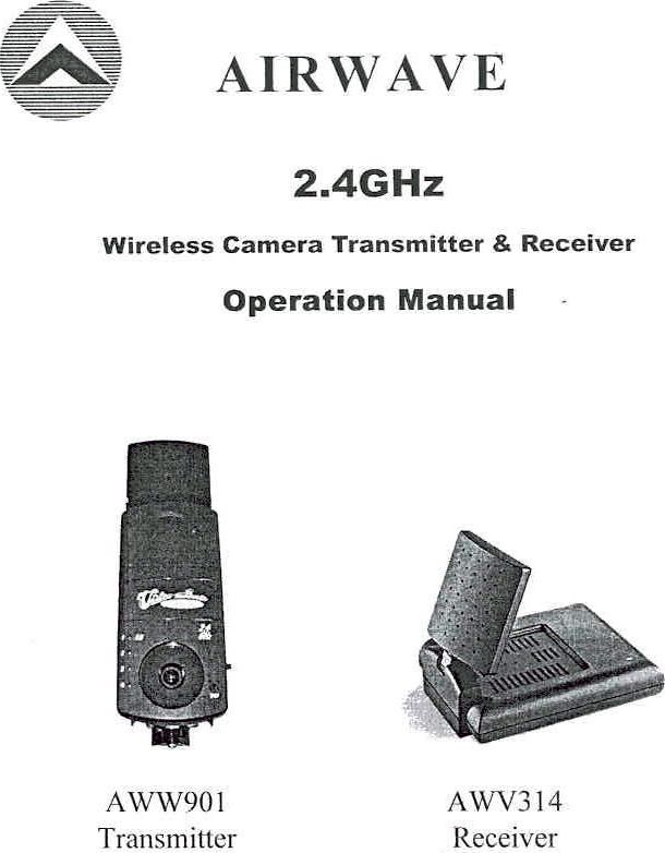 Wireless Camera Transmitter User Manual