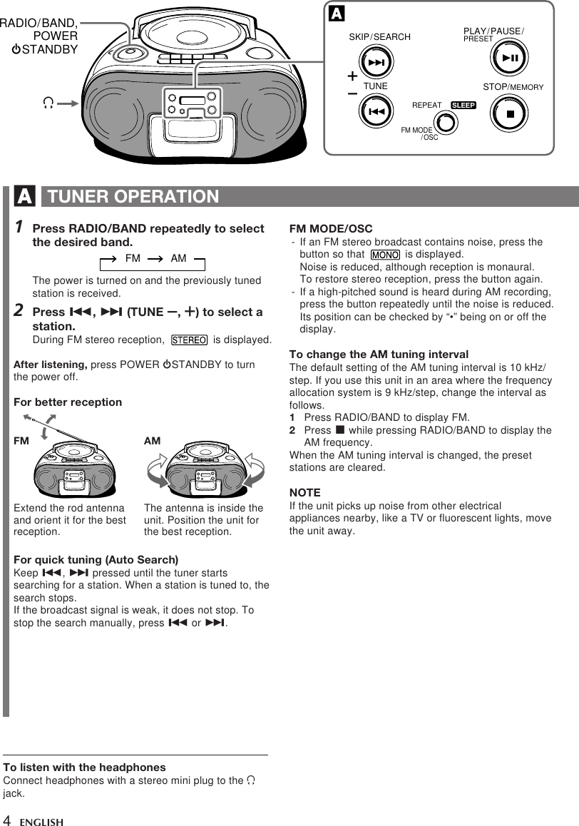 Page 4 of 10 - Aiwa Aiwa-Csd-Td310-Users-Manual-  Aiwa-csd-td310-users-manual