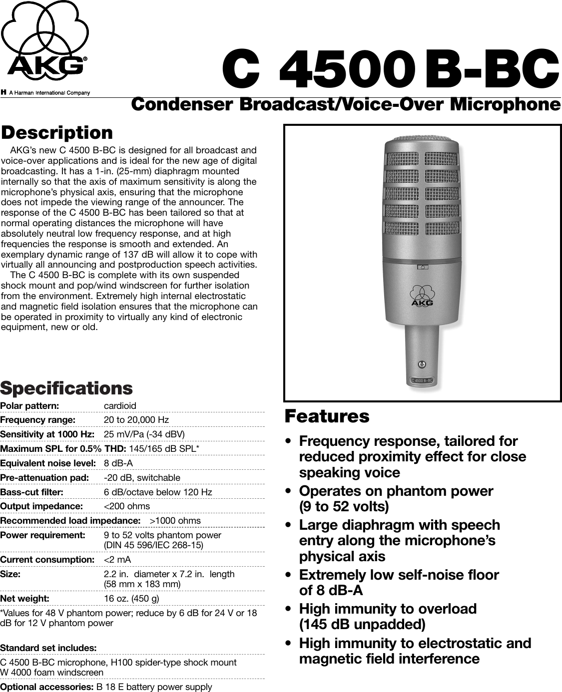 Page 1 of 2 - Akg-Acoustics Akg-Acoustics-C-4500B-Bc-Users-Manual- Data Sheets/tiffs  Akg-acoustics-c-4500b-bc-users-manual