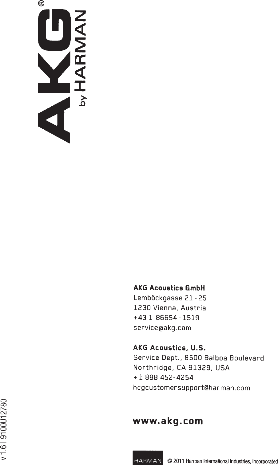 Page 8 of 12 - Akg Akg-Akg-K490C-Users-Manual- 039K490NC  Akg-akg-k490c-users-manual