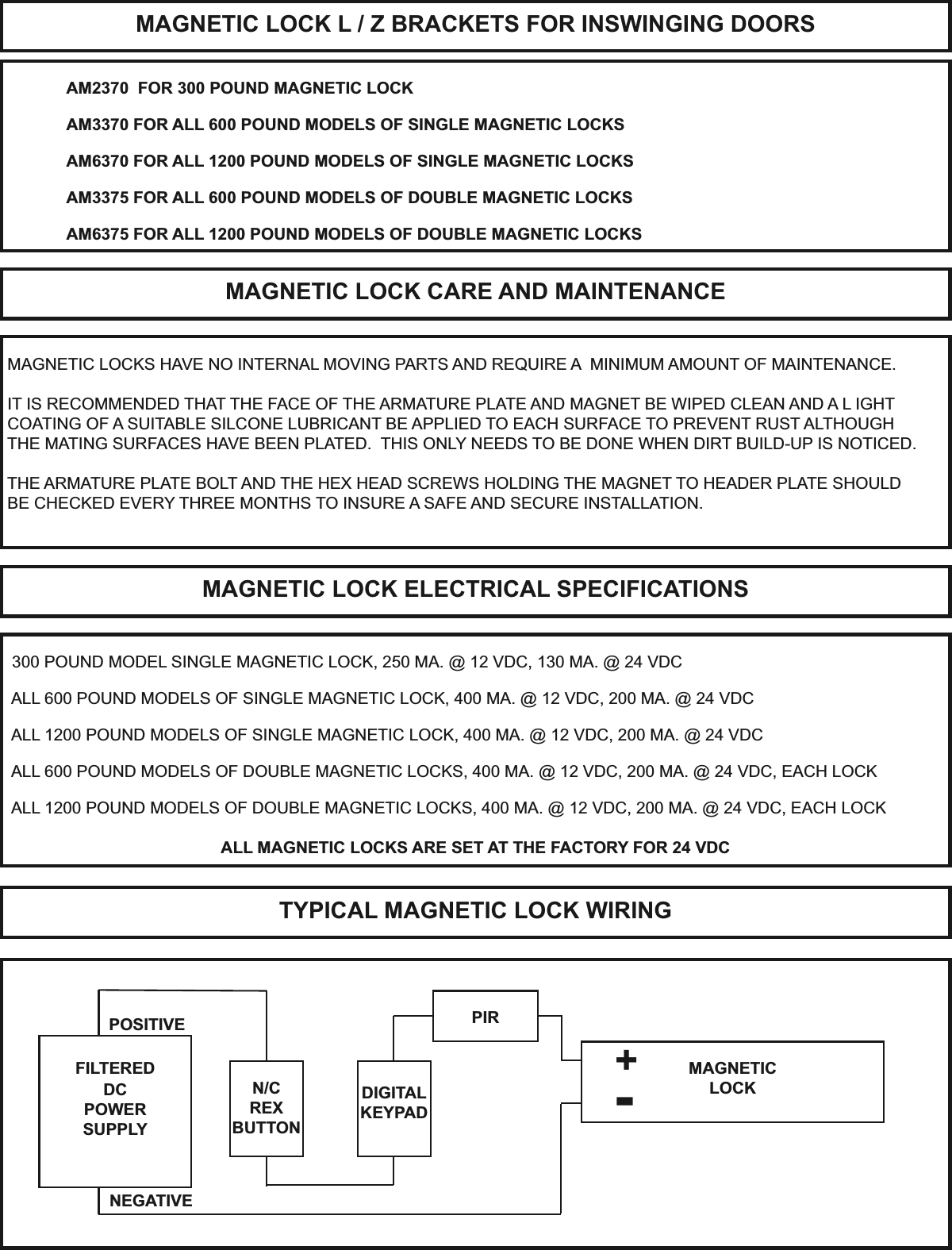 Page 3 of 5 - Alarm Controls 600D CUTSHEET Installation Instructions