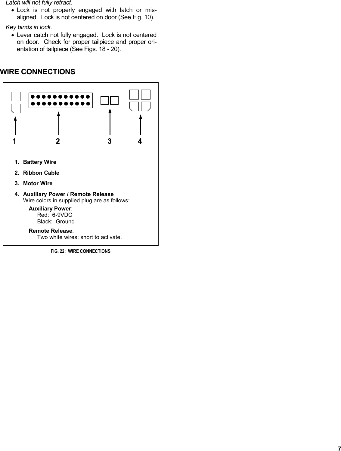 Page 7 of 8 - Alarm Lock DL5200_DL5300_PDL5300_WI1623B.03_INST DL5200, DL5300, PDL5300 Double-Sided Installation Instructions DL5200 DL5300 WI1623B.03 INST