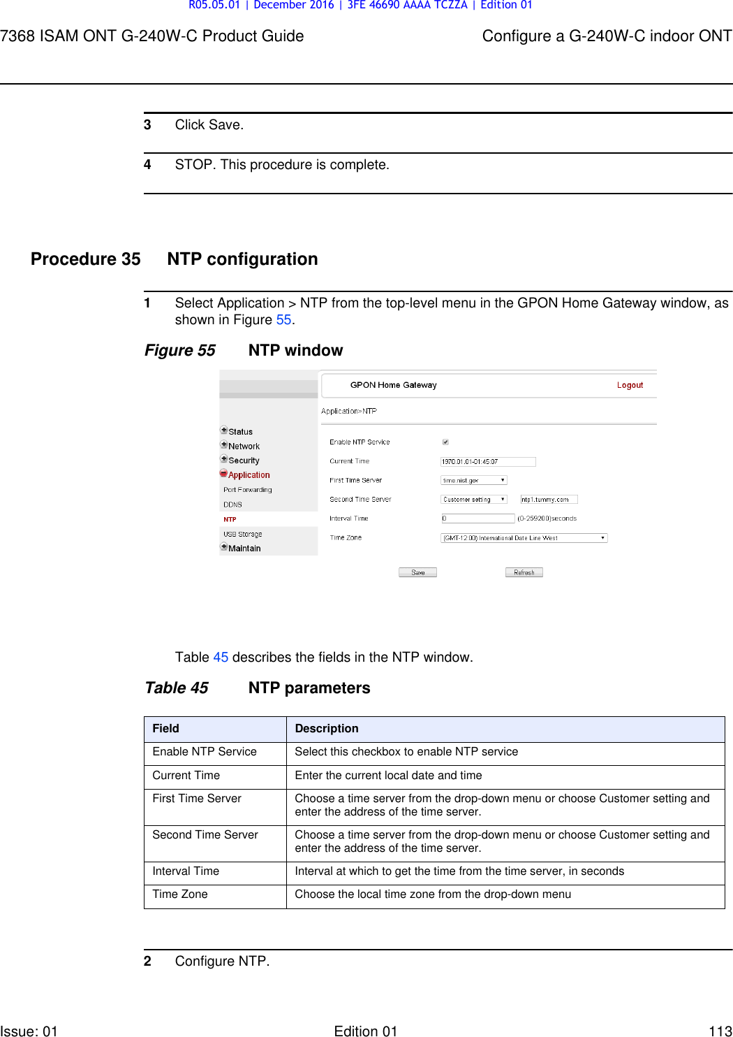 Page 113 of Alcatel Lucent Bell G240W-C GPON ONU User Manual 7368 ISAM ONT G 240W B Product Guide