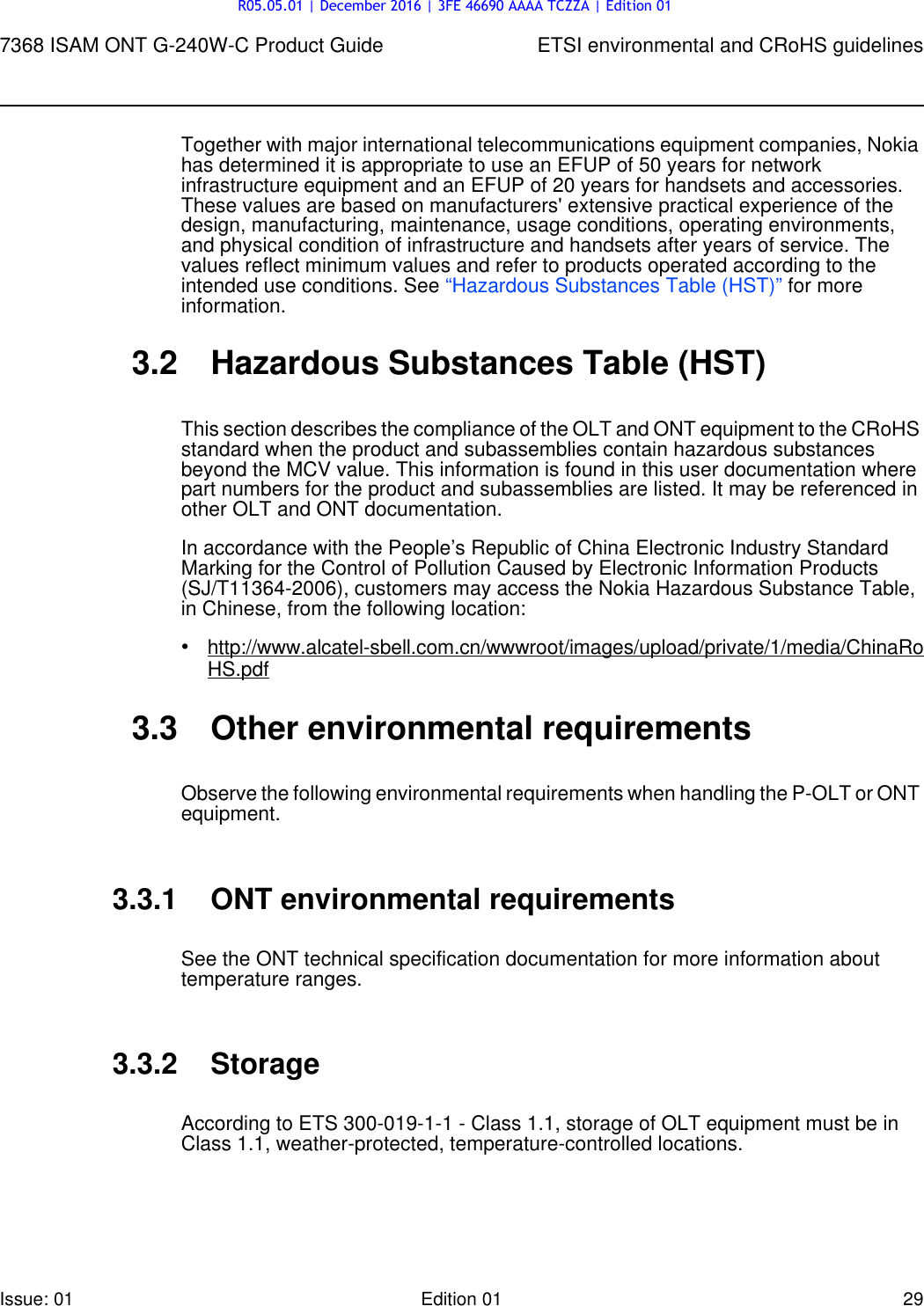 Page 29 of Alcatel Lucent Bell G240W-C GPON ONU User Manual 7368 ISAM ONT G 240W B Product Guide