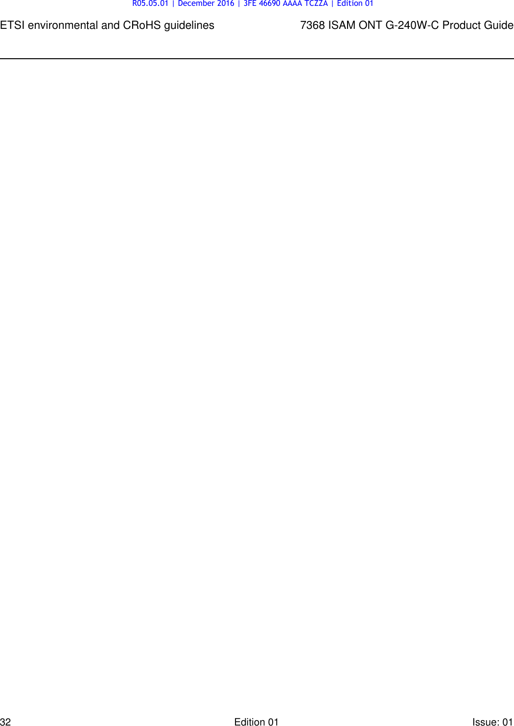 Page 32 of Alcatel Lucent Bell G240W-C GPON ONU User Manual 7368 ISAM ONT G 240W B Product Guide