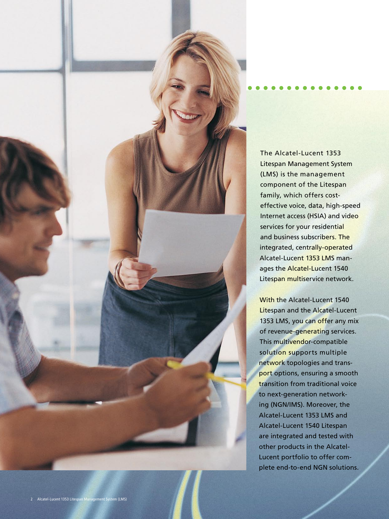 Page 2 of 12 - Alcatel-Lucent Alcatel-Lucent-1353-Users-Manual- 1353 Litespan Management System (LMS)  Alcatel-lucent-1353-users-manual