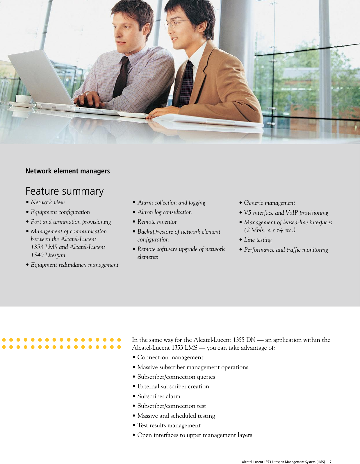 Page 7 of 12 - Alcatel-Lucent Alcatel-Lucent-1353-Users-Manual- 1353 Litespan Management System (LMS)  Alcatel-lucent-1353-users-manual