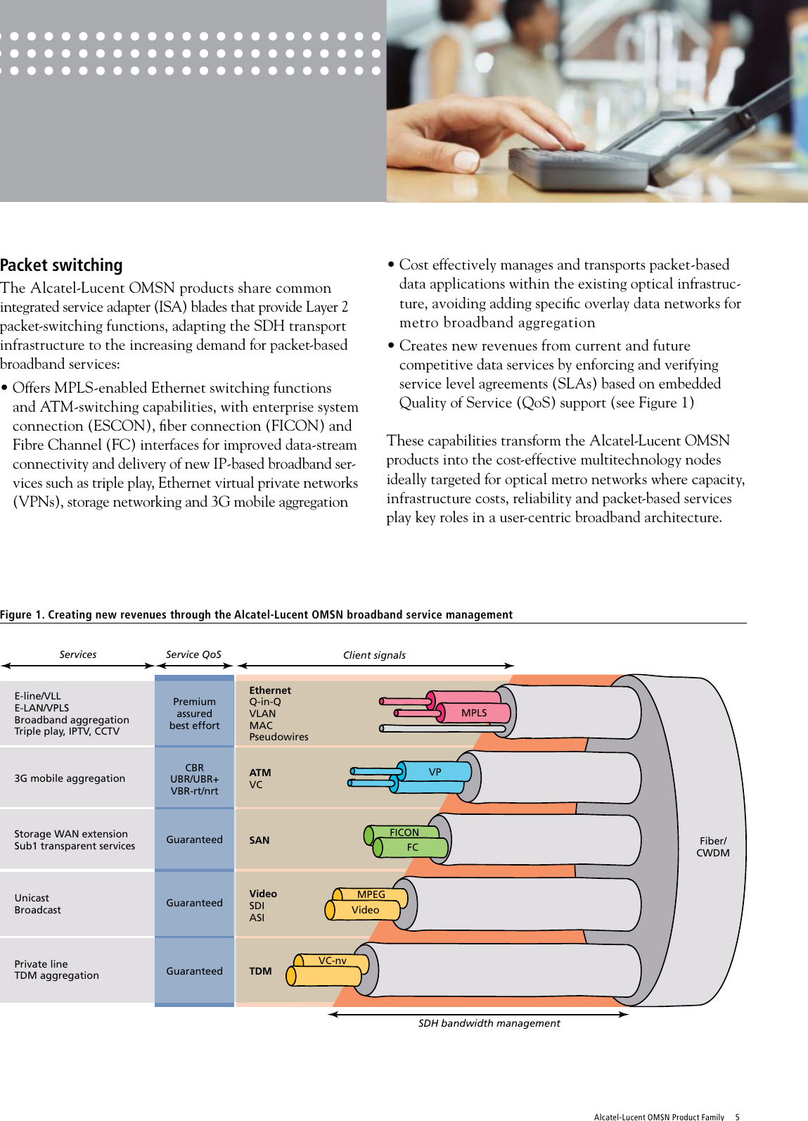 Page 5 of 12 - Alcatel-Lucent Alcatel-Lucent-1660-Users-Manual- OMSN Product Family Optical Multi-Service Node  Alcatel-lucent-1660-users-manual