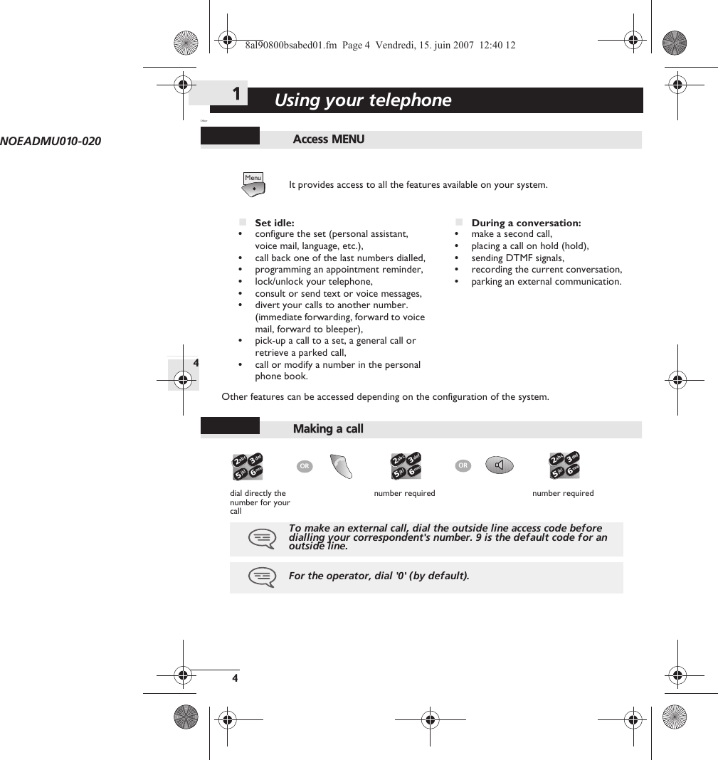 Page 4 of 12 - Alcatel-Lucent Alcatel-Lucent-Ip-Touch-310-Users-Manual- IP Touch Wireless LAN Phones 310 & 610 User Guide  Alcatel-lucent-ip-touch-310-users-manual