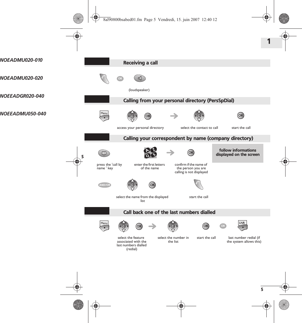 Page 5 of 12 - Alcatel-Lucent Alcatel-Lucent-Ip-Touch-310-Users-Manual- IP Touch Wireless LAN Phones 310 & 610 User Guide  Alcatel-lucent-ip-touch-310-users-manual
