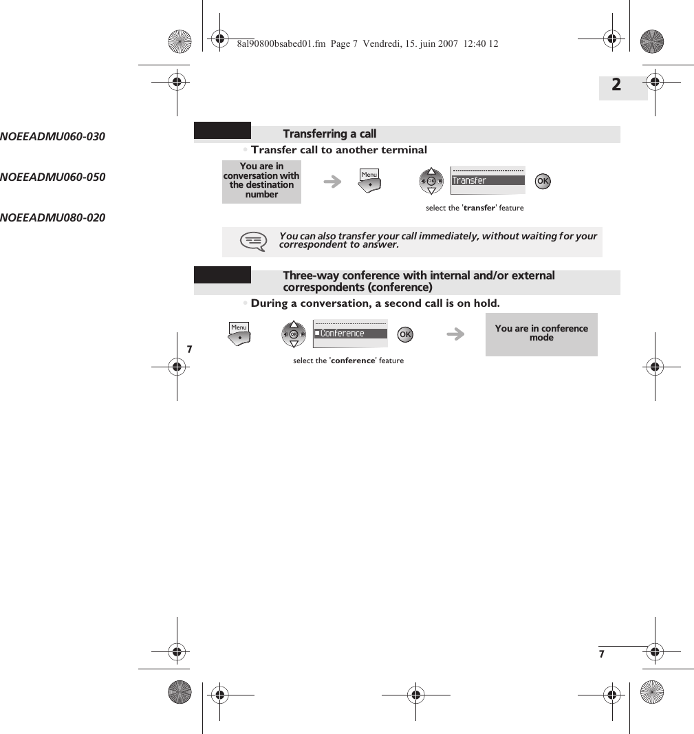 Page 7 of 12 - Alcatel-Lucent Alcatel-Lucent-Ip-Touch-310-Users-Manual- IP Touch Wireless LAN Phones 310 & 610 User Guide  Alcatel-lucent-ip-touch-310-users-manual