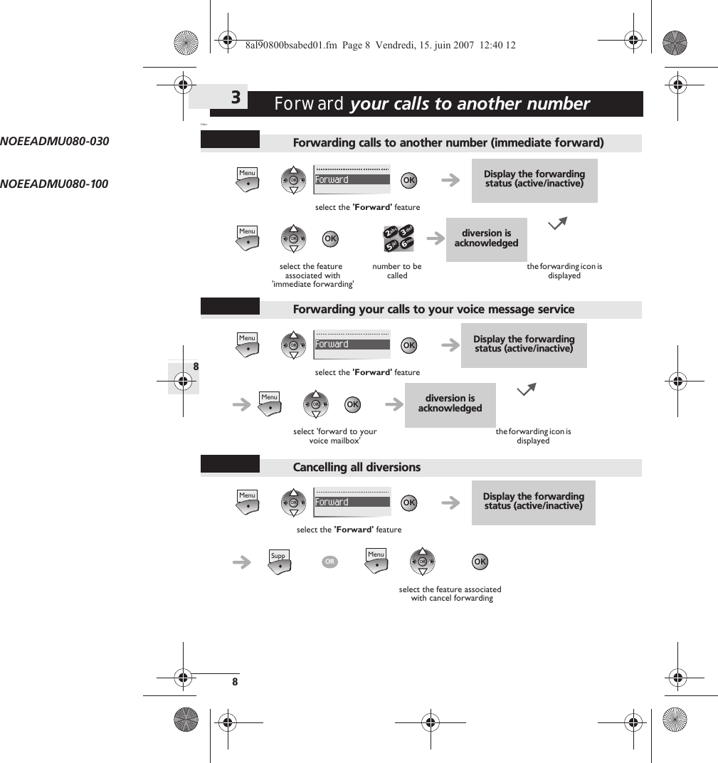 Page 8 of 12 - Alcatel-Lucent Alcatel-Lucent-Ip-Touch-310-Users-Manual- IP Touch Wireless LAN Phones 310 & 610 User Guide  Alcatel-lucent-ip-touch-310-users-manual