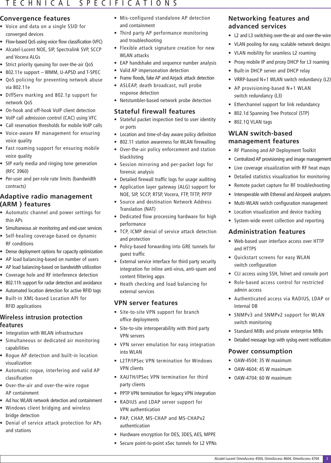 Page 3 of 4 - Alcatel-Lucent Alcatel-Lucent-Omniaccess-4504-Users-Manual- Aster_Marcom_Collateral_  Alcatel-lucent-omniaccess-4504-users-manual