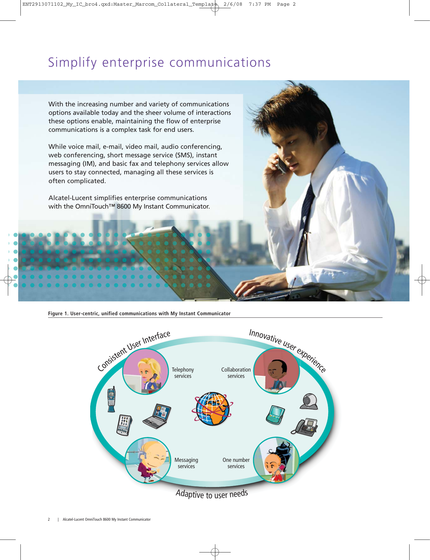 Page 2 of 8 - Alcatel-Lucent Alcatel-Lucent-Omnitouch-8600-Users-Manual- Unknown Alcatel-lucent-omnitouch-8600-users-manual