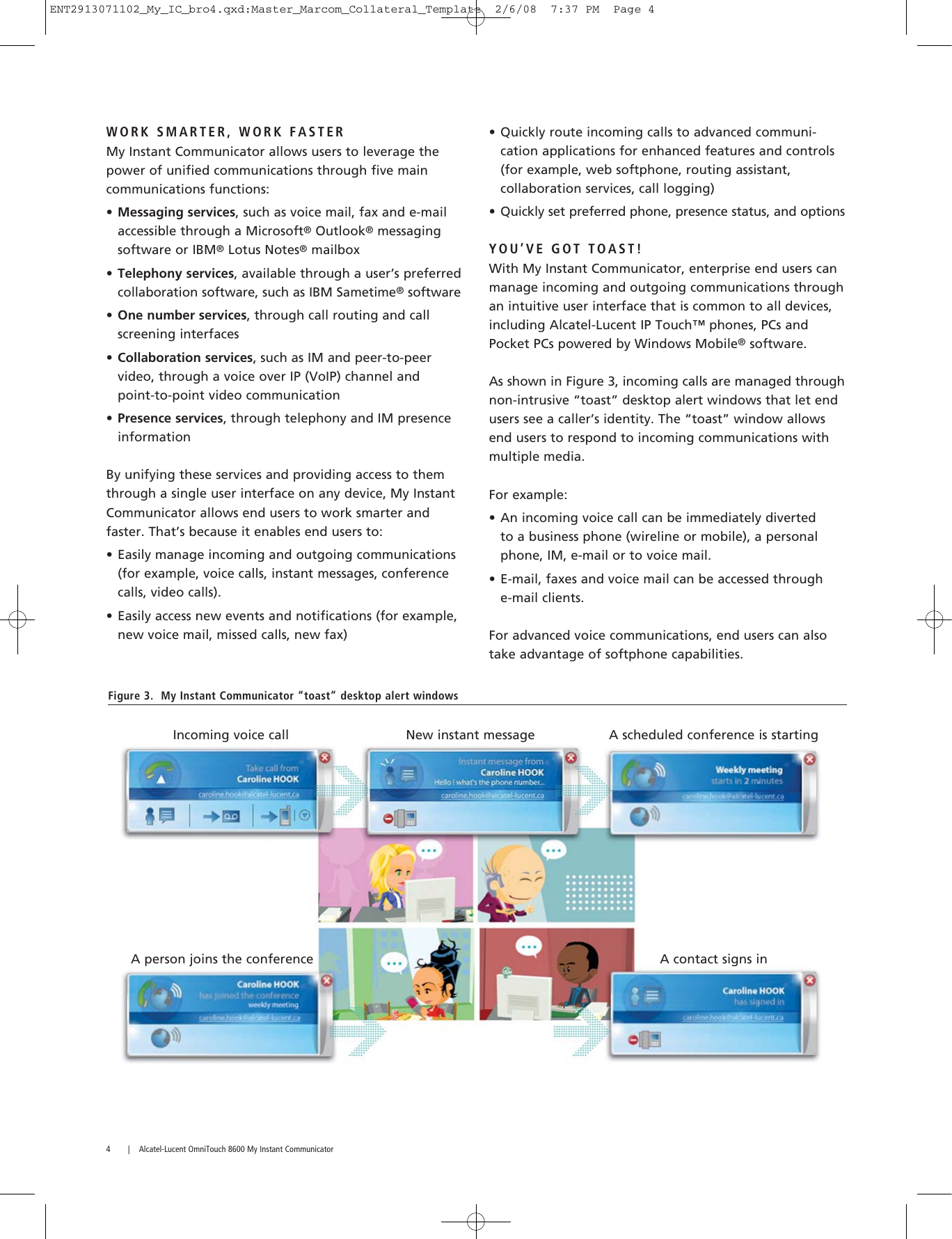 Page 4 of 8 - Alcatel-Lucent Alcatel-Lucent-Omnitouch-8600-Users-Manual- Unknown Alcatel-lucent-omnitouch-8600-users-manual