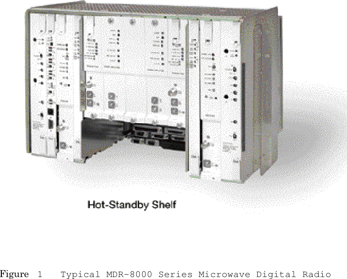   Figure  1   Typical MDR-8000 Series Microwave Digital Radio  