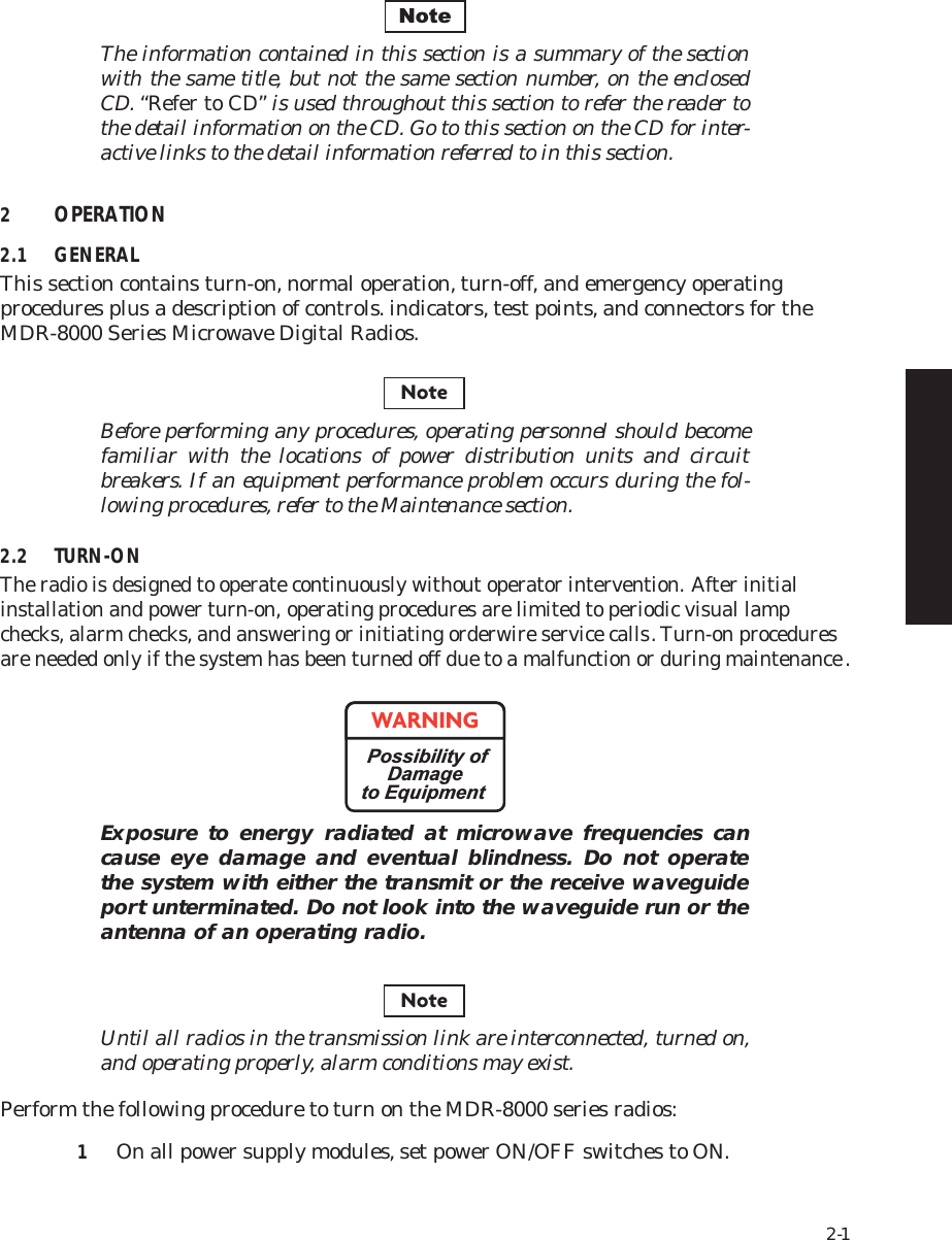 Page 19 of Alcatel USA 8702-50 MDR-8000 User Manual MDR 8000 Radio Family Users Manual Issue 9