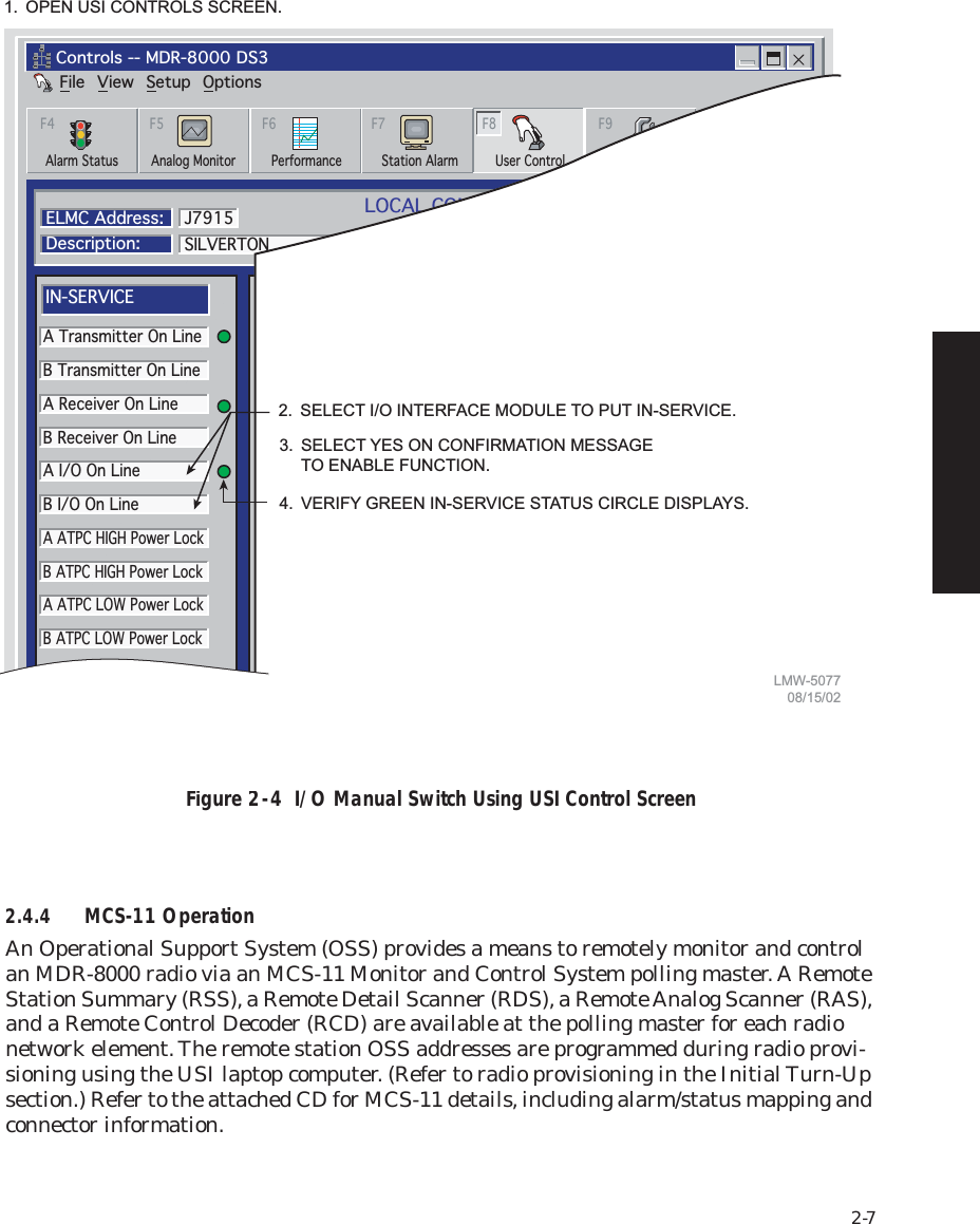 Page 25 of Alcatel USA 8702-50 MDR-8000 User Manual MDR 8000 Radio Family Users Manual Issue 9