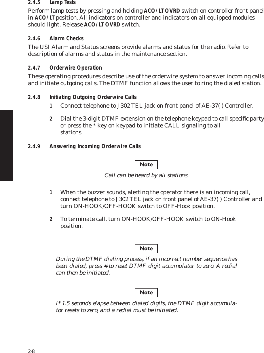 Page 26 of Alcatel USA 8702-50 MDR-8000 User Manual MDR 8000 Radio Family Users Manual Issue 9