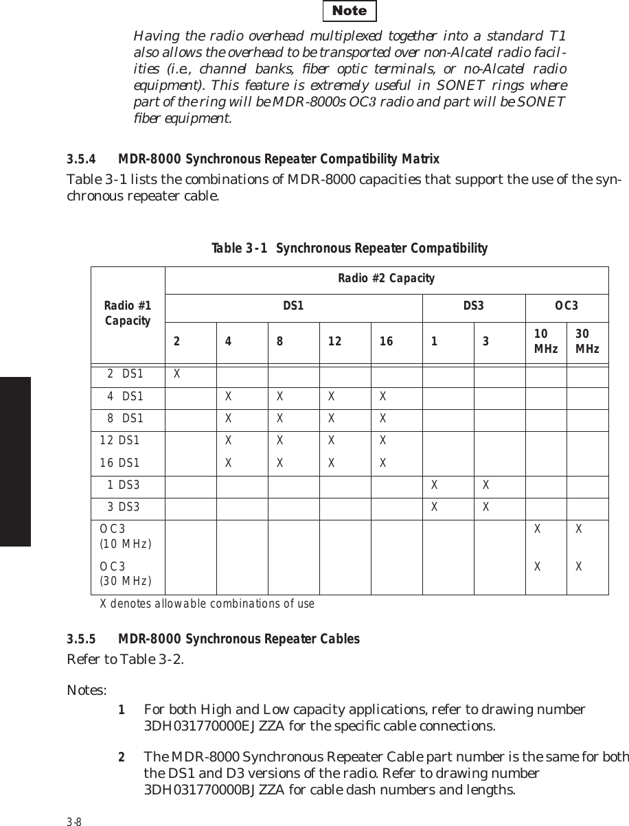 Page 52 of Alcatel USA 8702-50 MDR-8000 User Manual MDR 8000 Radio Family Users Manual Issue 9