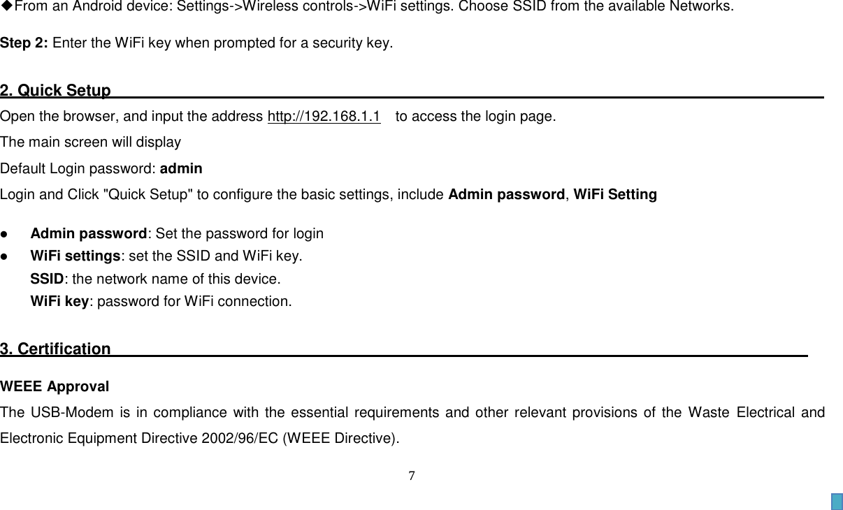 Page 8 of 11 - Alcatel Alcatel-Link-W800-Quick-Start-Manual- One Touch Y280 Quick Start  Alcatel-link-w800-quick-start-manual