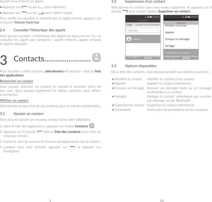 Page 5 of 7 - Alcatel  Go-flip-2-quick-start-guide-for-Bell-french