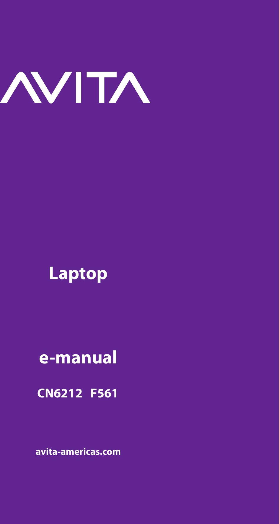 e-manualavita-americas.comCN6212   F561 Laptop