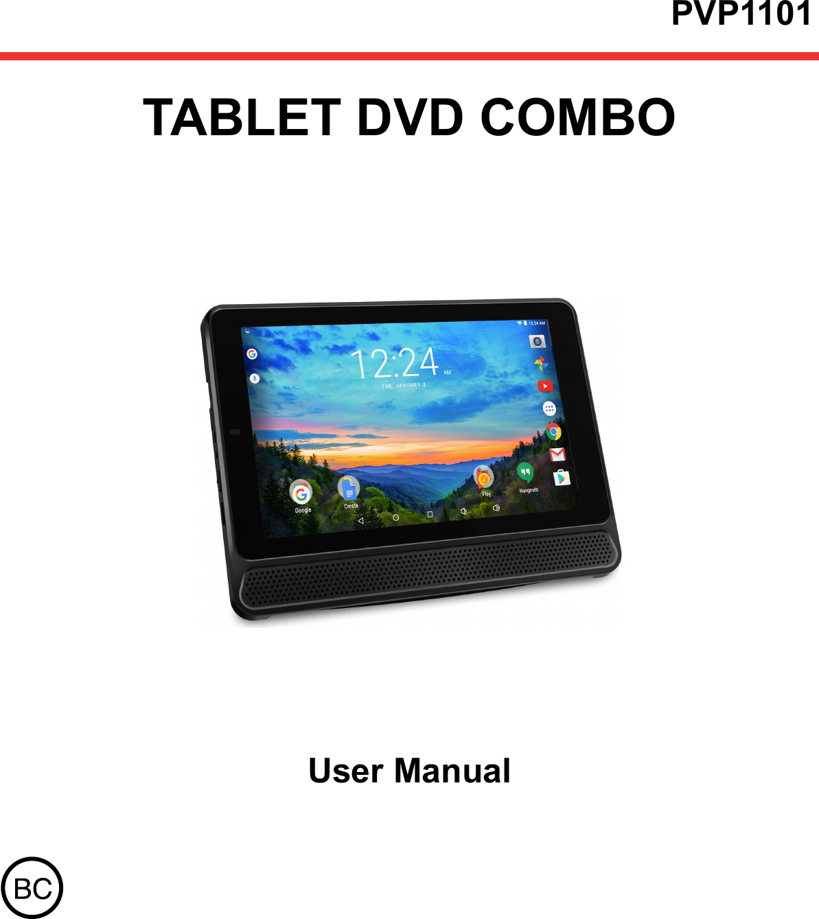 TABLET DVD COMBOUser Manual PVP1101