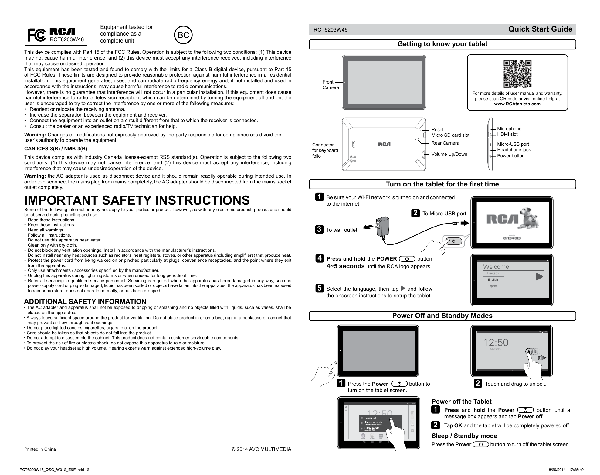 Rca 10 Tablet User Manual