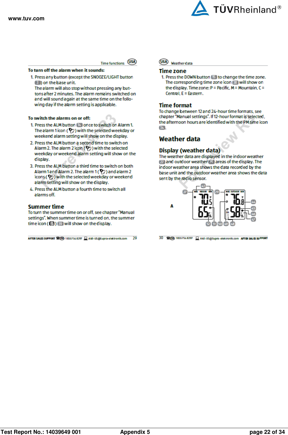 www.tuv.com Test Report No.: 14039649 001  Appendix 5  page 22 of 34     