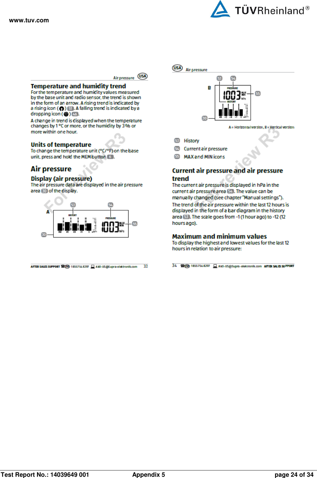 www.tuv.com Test Report No.: 14039649 001  Appendix 5  page 24 of 34     