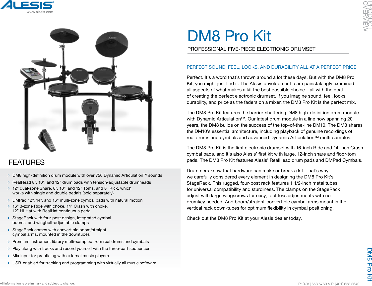 Page 1 of 1 - Alesis Alesis-Dm8-Users-Manual-  Alesis-dm8-users-manual