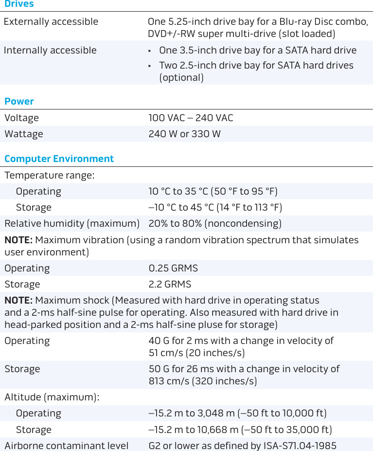 Page 4 of 4 - Alienware Alienware-X51-R2-Users-Manual- X51 R2 Specifications (Accessibility Compliant)  Alienware-x51-r2-users-manual