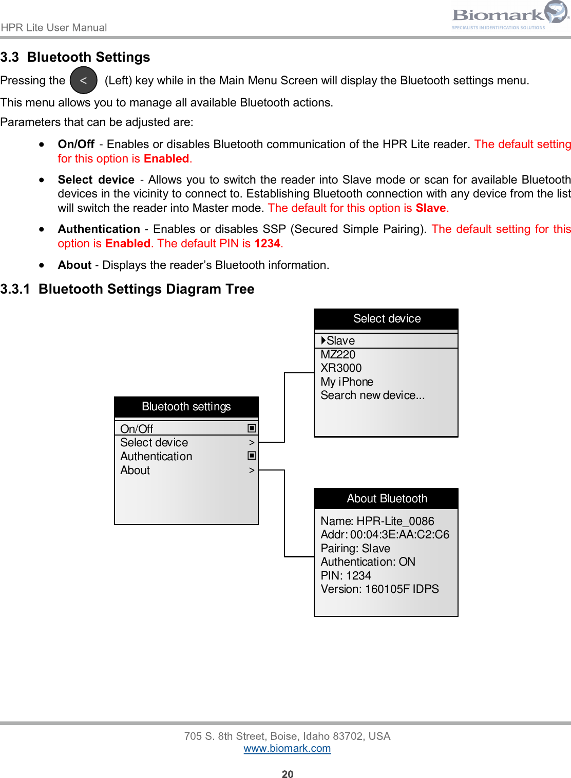 Page 20 of Allflex USA 30012 Handheld Pit Tag reader with Bluetooth function User Manual HPR Lite