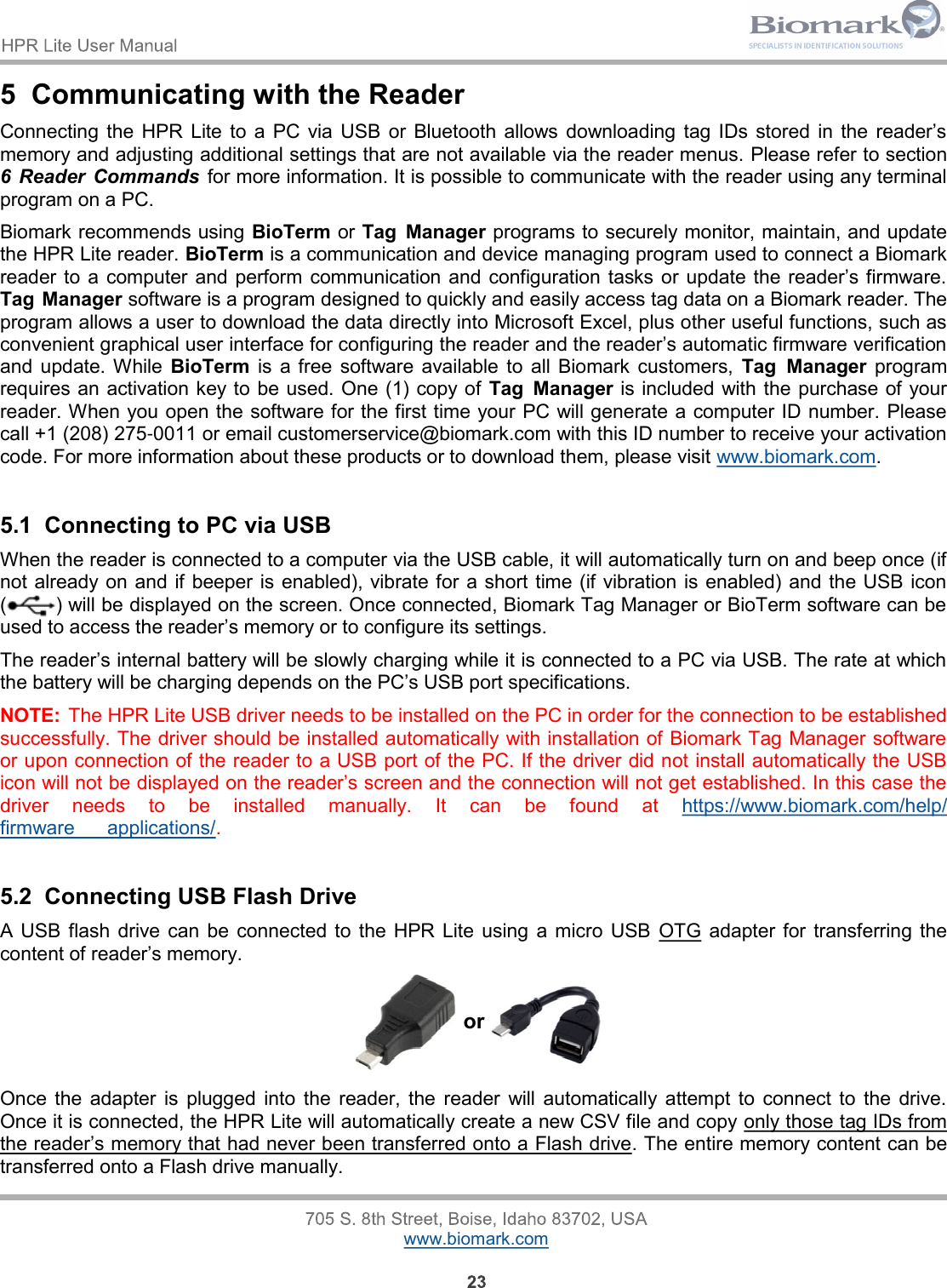 Page 23 of Allflex USA 30012 Handheld Pit Tag reader with Bluetooth function User Manual HPR Lite