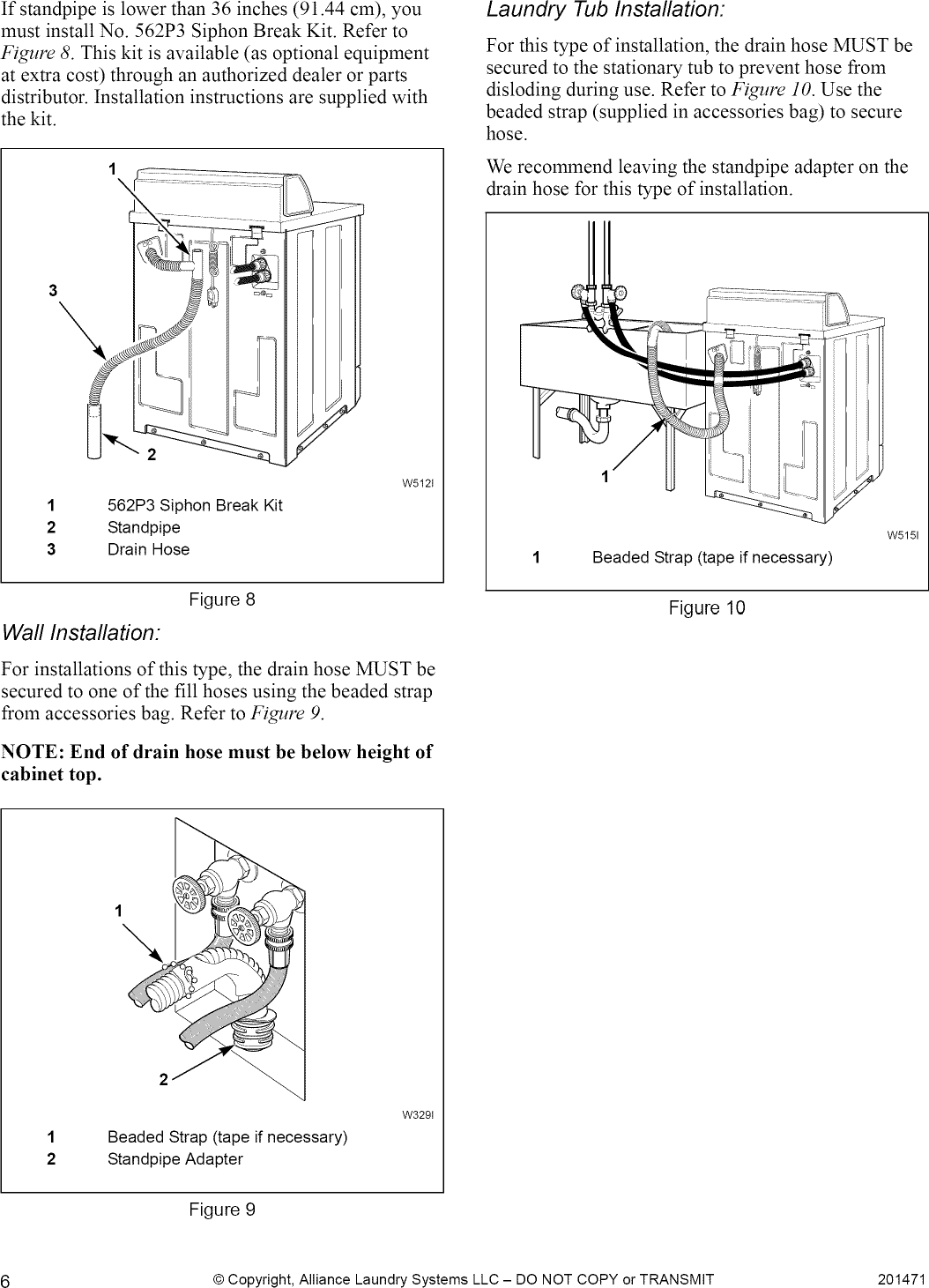 Page 6 of 11 - Alliance AWN311SP111TW01 User Manual WASHER - Manuals And Guides 1205270L