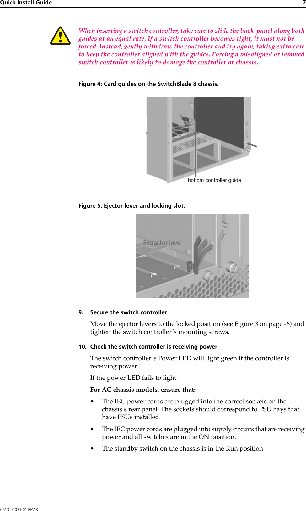 Page 7 of 12 - Allied-Telesis Allied-Telesis-Switch-Controller-Users-Manual- SwitchBlade Switch Controller Quick Install Guide  Allied-telesis-switch-controller-users-manual