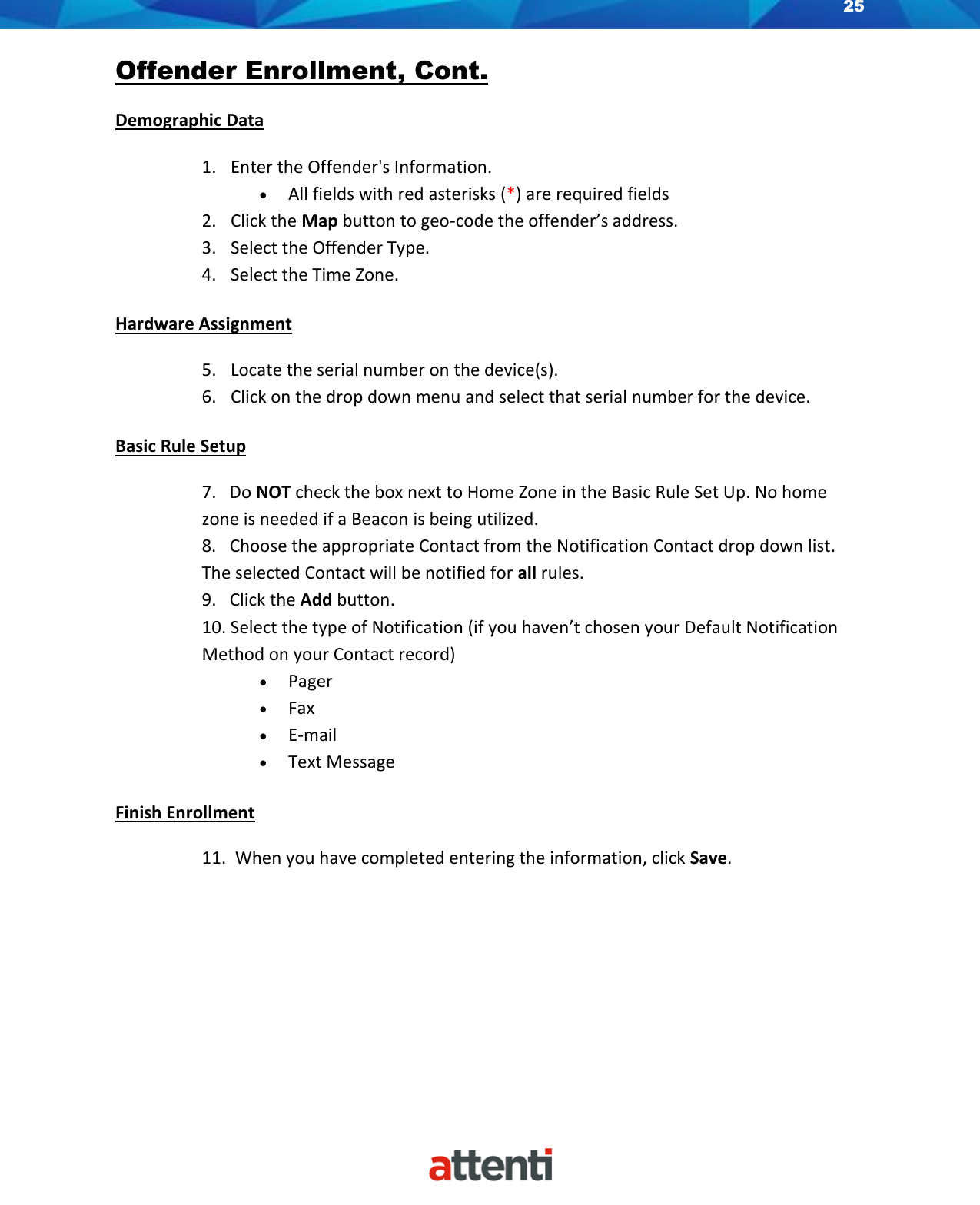 Page 25 of Allied Universal Electronic Monitoring US TSSDB-830-5 1-Piece Home Curfew RF Monitoring Unit User Manual 