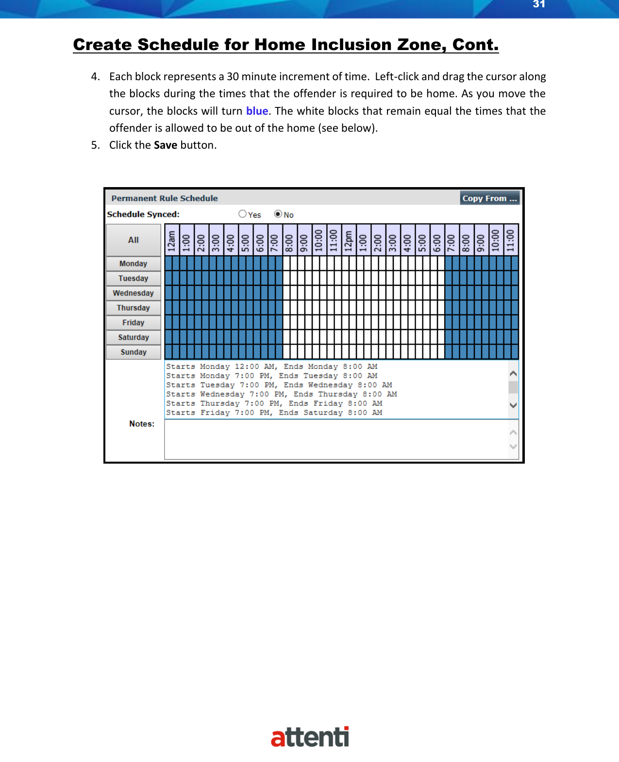 Page 31 of Allied Universal Electronic Monitoring US TSSDB-830-5 1-Piece Home Curfew RF Monitoring Unit User Manual 