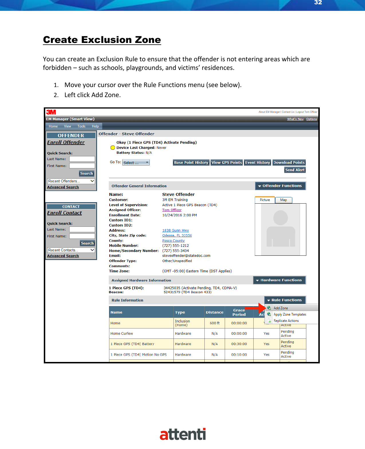 Page 32 of Allied Universal Electronic Monitoring US TSSDB-830-5 1-Piece Home Curfew RF Monitoring Unit User Manual 