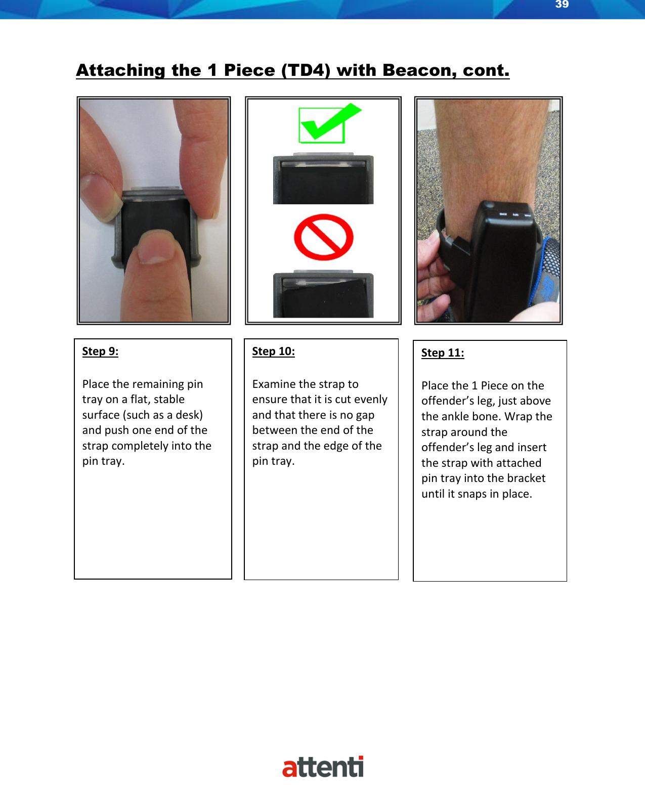 Page 39 of Allied Universal Electronic Monitoring US TSSDB-830-5 1-Piece Home Curfew RF Monitoring Unit User Manual 