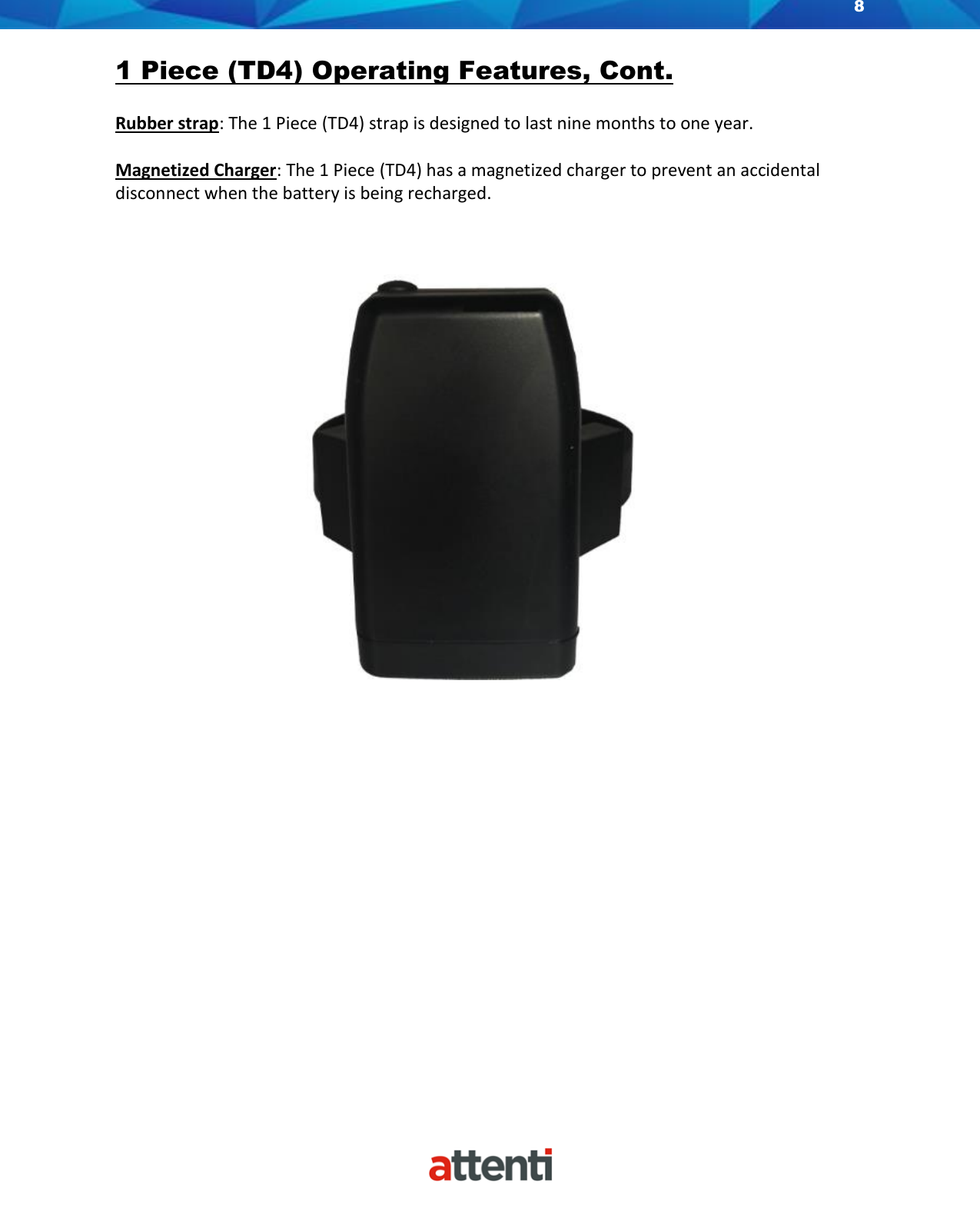 Page 8 of Allied Universal Electronic Monitoring US TSSDB-830-5 1-Piece Home Curfew RF Monitoring Unit User Manual 