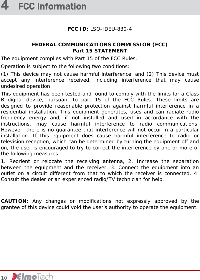 Page 12 of Allied Universal Electronic Monitoring IDEU-830-4 Intelligent Data Extension Unit - Repeater User Manual STaR unit and Transmitter