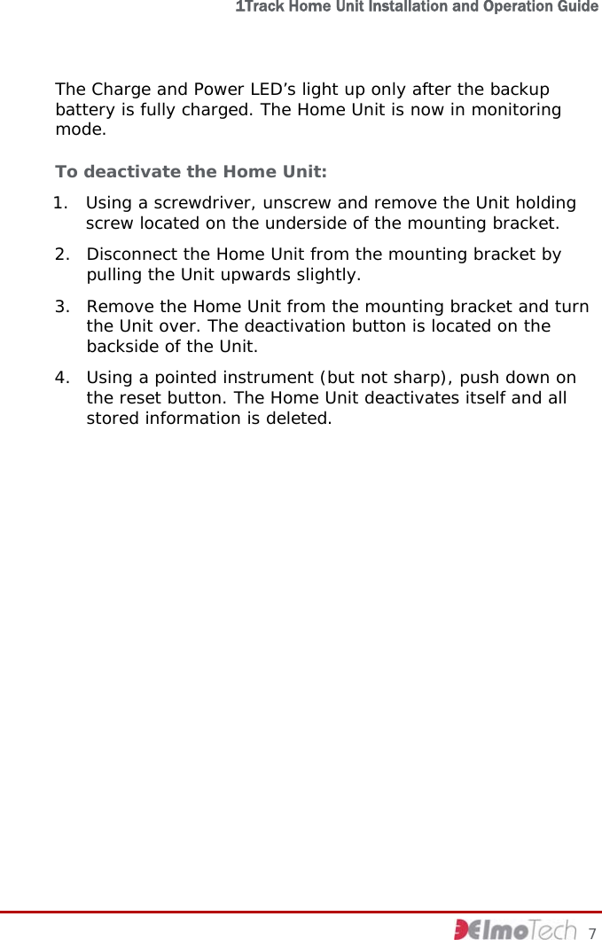 Page 9 of Allied Universal Electronic Monitoring IDEU-830-4 Intelligent Data Extension Unit - Repeater User Manual STaR unit and Transmitter