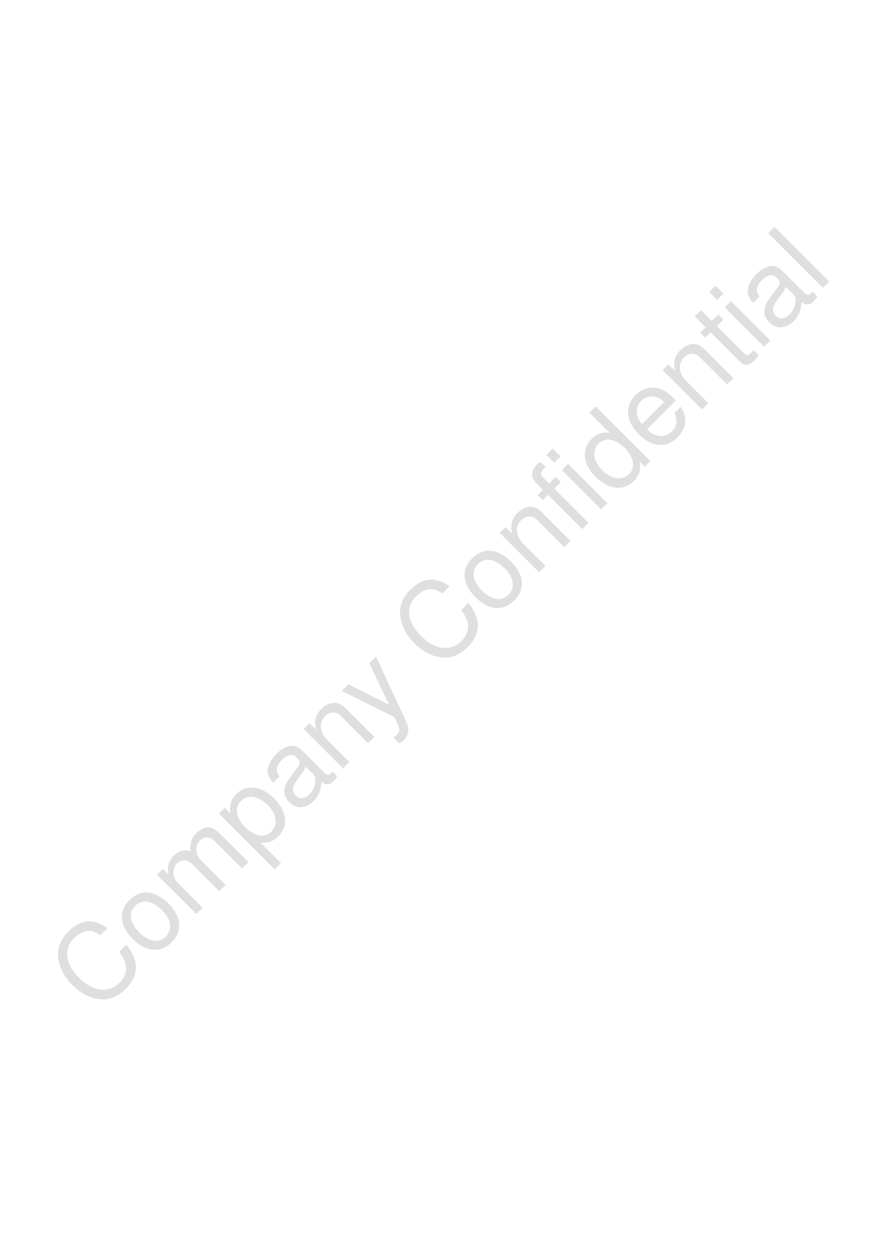 Company Confidential