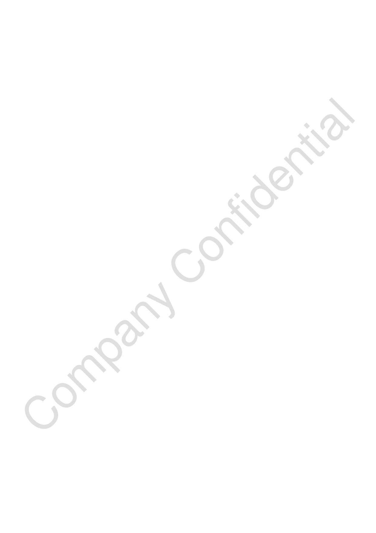 Company Confidential