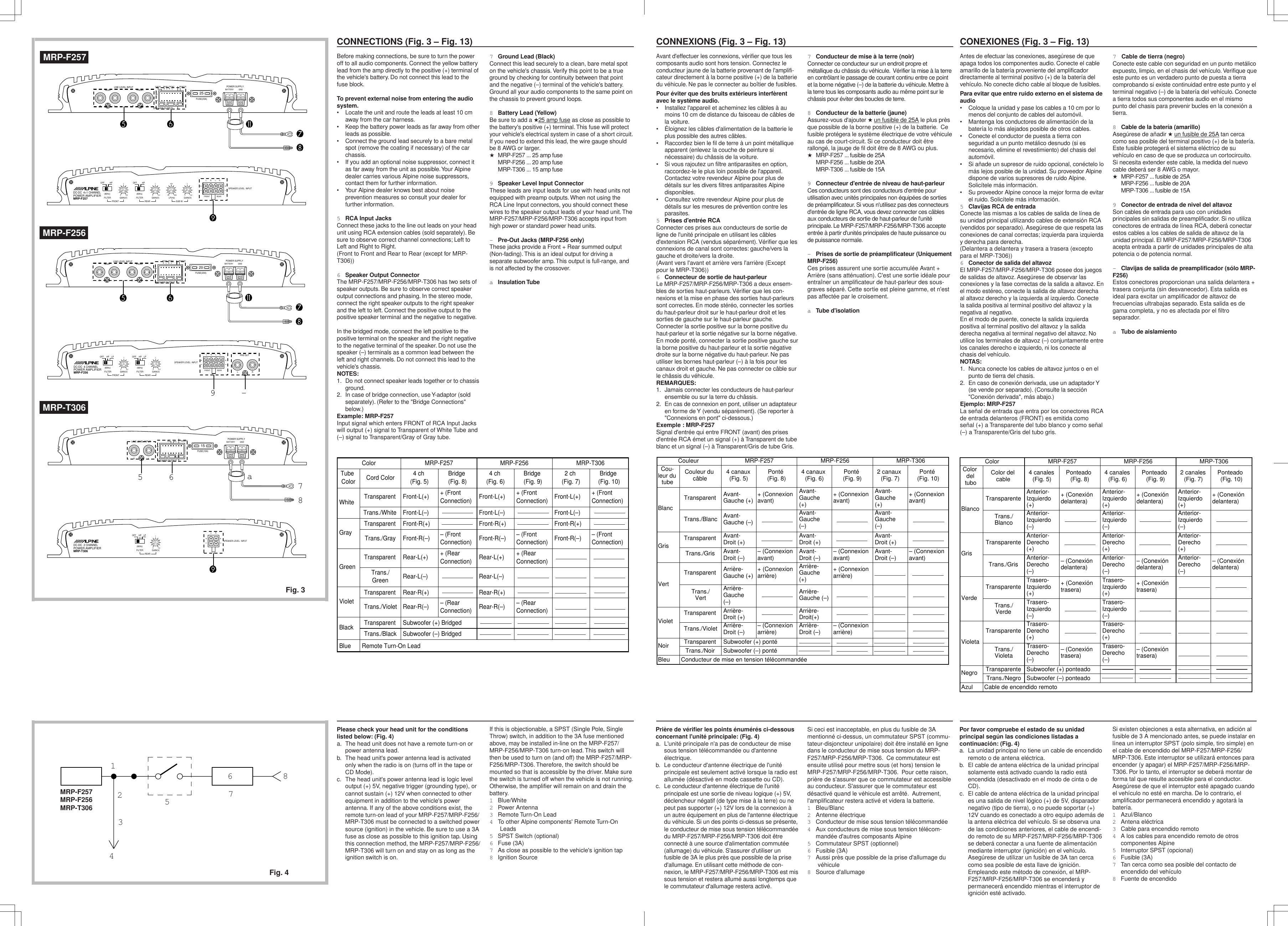 Page 3 of 4 - Alpine Alpine-Mrp-F256-Users-Manual-  Alpine-mrp-f256-users-manual